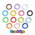 BeadMigo colorful round spring clasps - Default Title on a clean white background