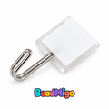 BeadMigo clear acrylic adhesive hooks - Default Title on a clean white background