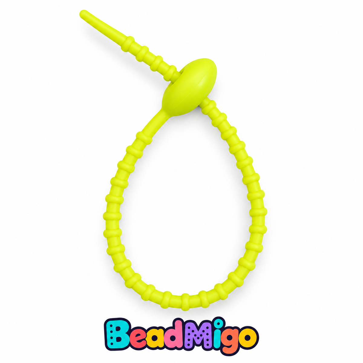 BeadMigo 21.5cm Silicone Craft Straps - 08 Emerald Green on clean white background
