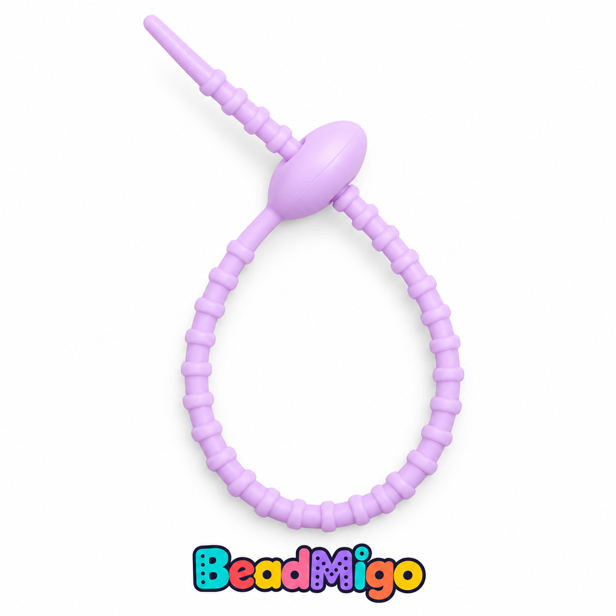 BeadMigo 21.5cm Silicone Craft Straps - 11 Purple on clean white background
